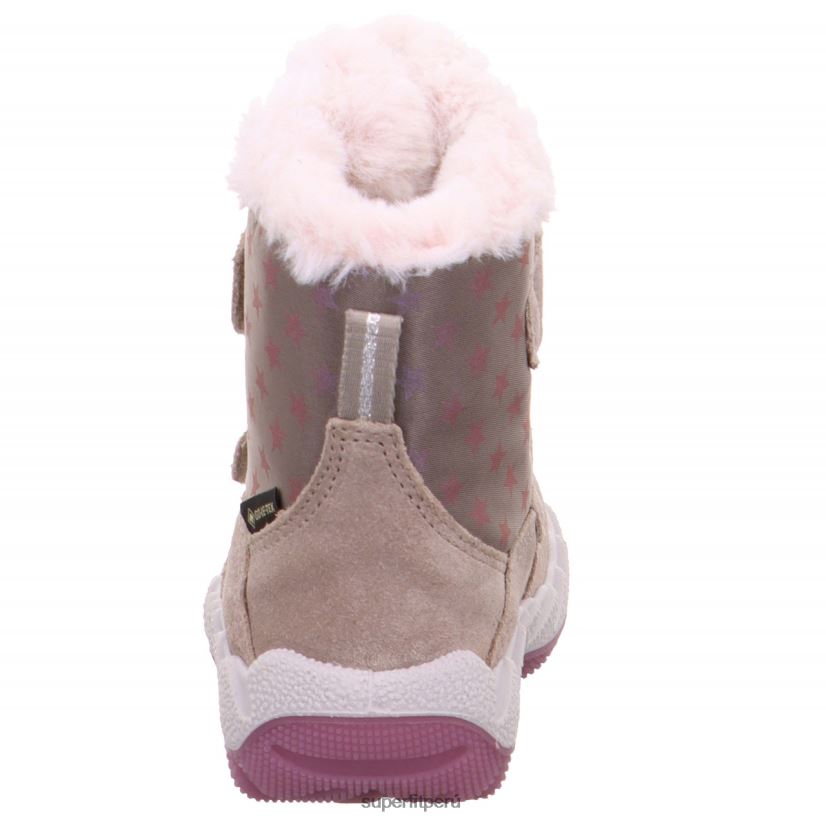 educación física Superfit bebés icebird - bota con cierre de velcro beis/rosa V06L24492 botas
