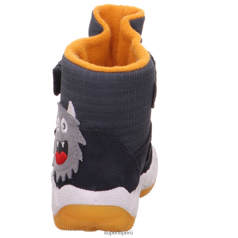 educación física Superfit bebés icebird - bota con cierre de velcro gris/amarillo V06L24451 botas