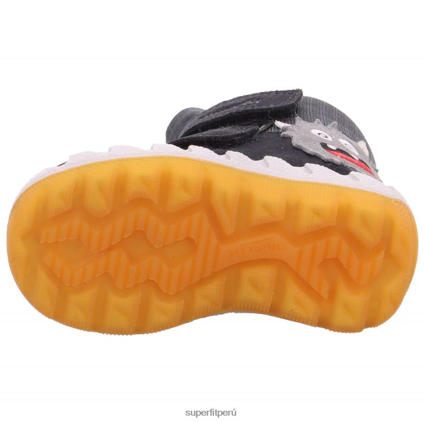 educación física Superfit bebés icebird - bota con cierre de velcro gris/amarillo V06L24451 botas