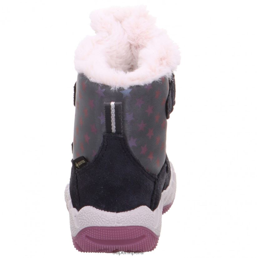 educación física Superfit bebés icebird - bota con cierre de velcro gris/rosa V06L24484 botas