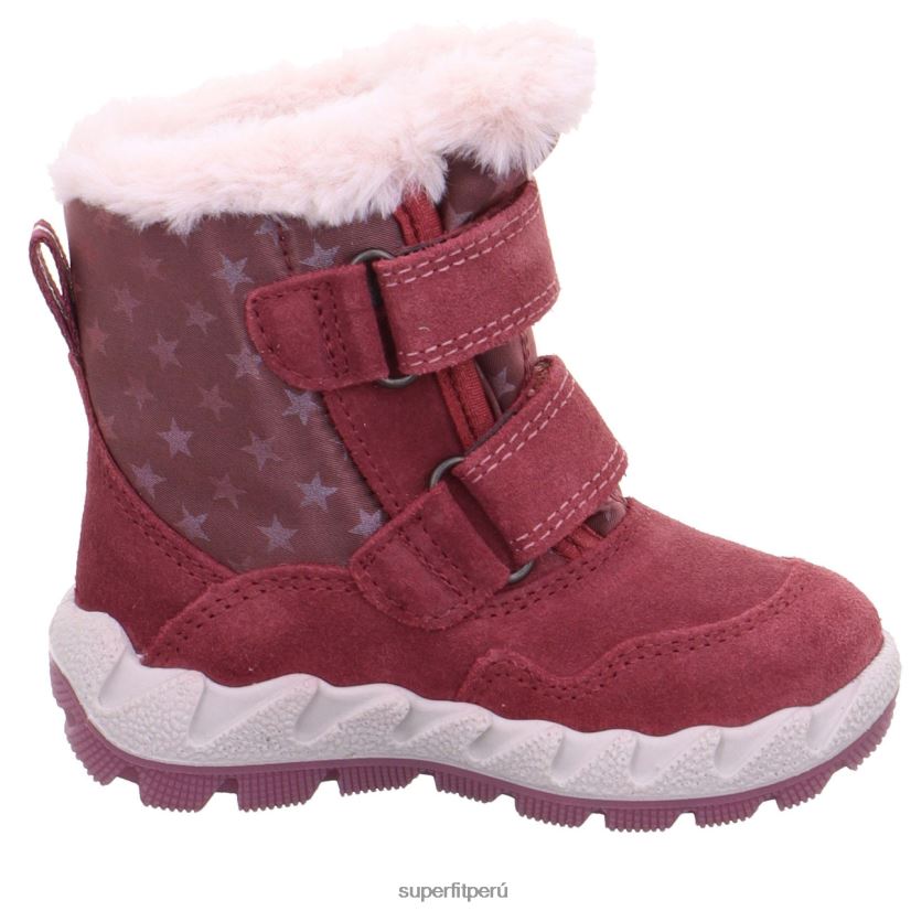 educación física Superfit bebés icebird - bota con cierre de velcro rosa V06L24446 botas