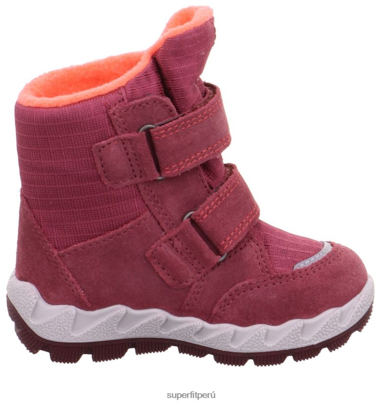 educación física Superfit bebés icebird - bota con cierre de velcro rosa/naranja V06L24468 botas