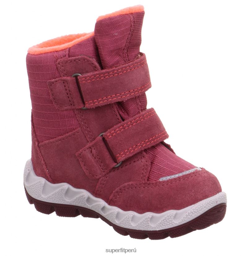 educación física Superfit bebés icebird - bota con cierre de velcro rosa/naranja V06L24468 botas