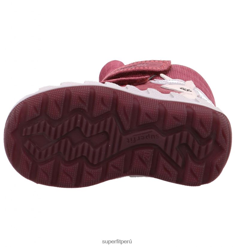 educación física Superfit bebés icebird - bota con cierre de velcro rosa/naranja V06L24468 botas