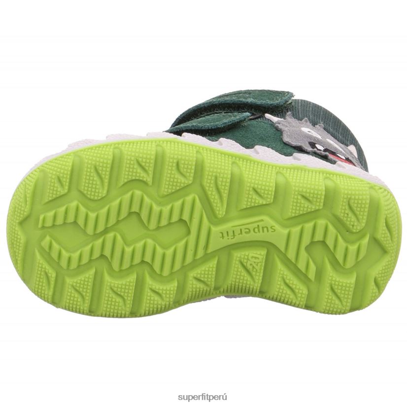 educación física Superfit bebés icebird - bota con cierre de velcro verde/verde claro V06L24447 botas