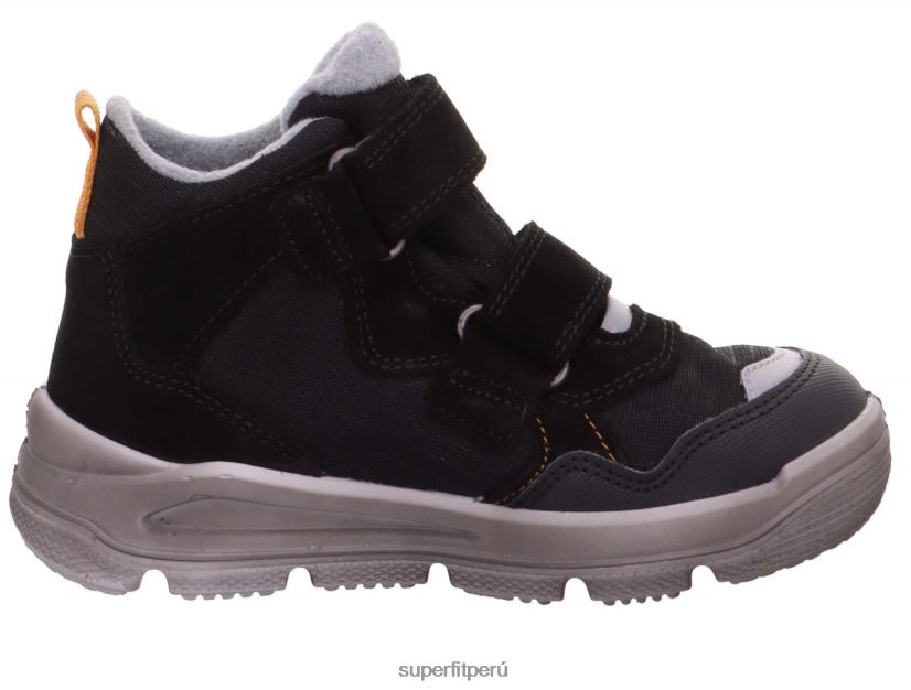 educación física Superfit bebés mars - bota con cierre de velcro negro/naranja V06L24456 botas