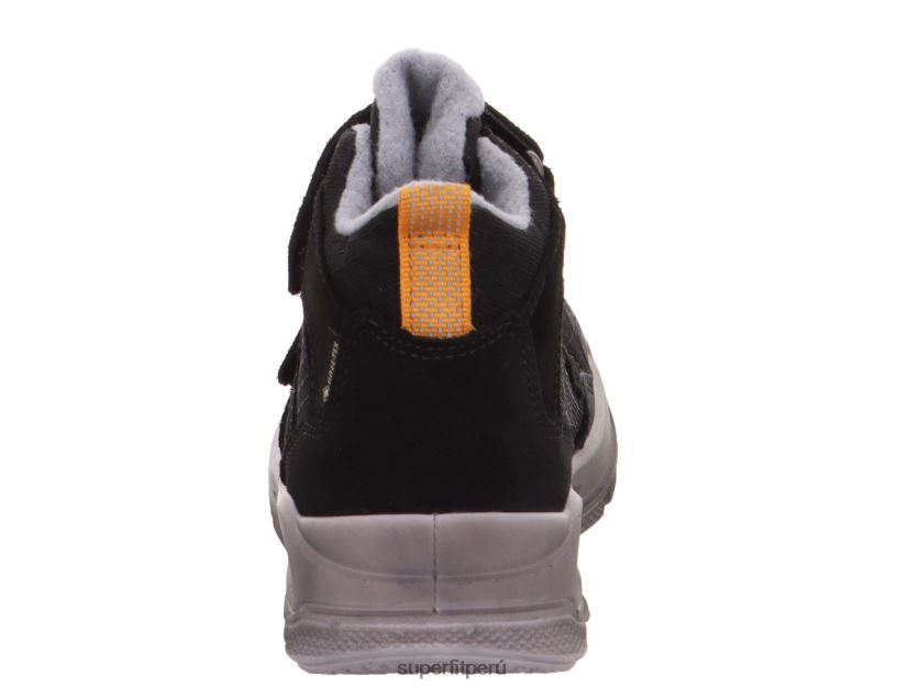 educación física Superfit bebés mars - bota con cierre de velcro negro/naranja V06L24456 botas