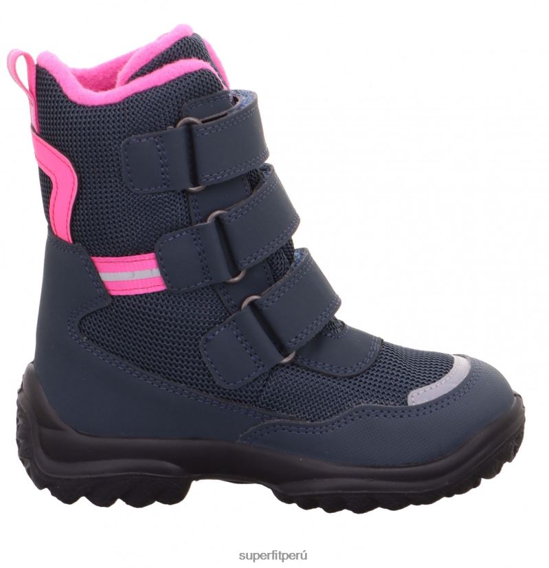 educación física Superfit bebés snowcat - bota con cierre de velcro azul rosado V06L24500 botas