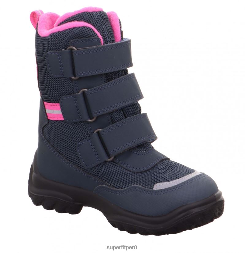 educación física Superfit bebés snowcat - bota con cierre de velcro azul rosado V06L24500 botas