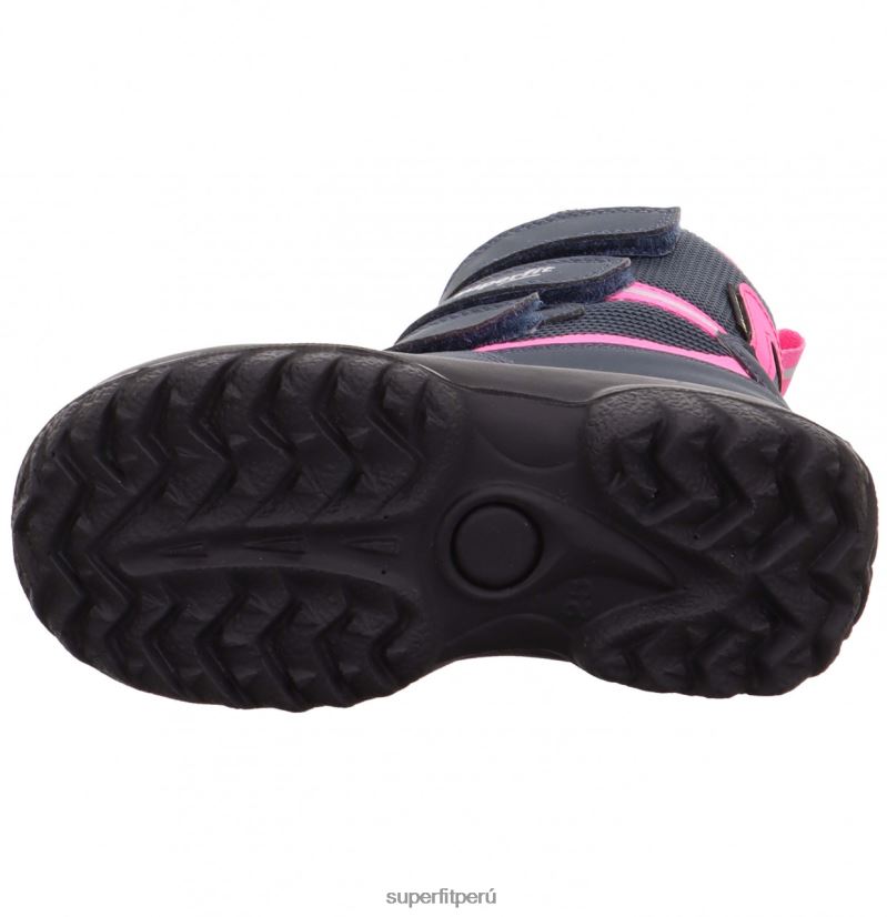 educación física Superfit bebés snowcat - bota con cierre de velcro azul rosado V06L24500 botas