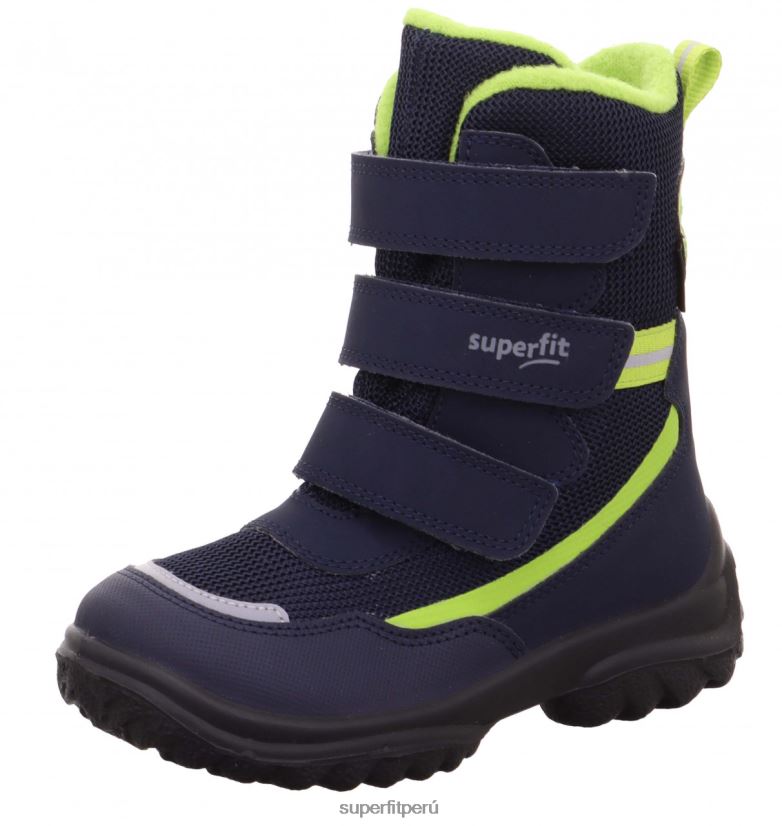 educación física Superfit bebés snowcat - bota con cierre de velcro azul verde V06L24495 botas