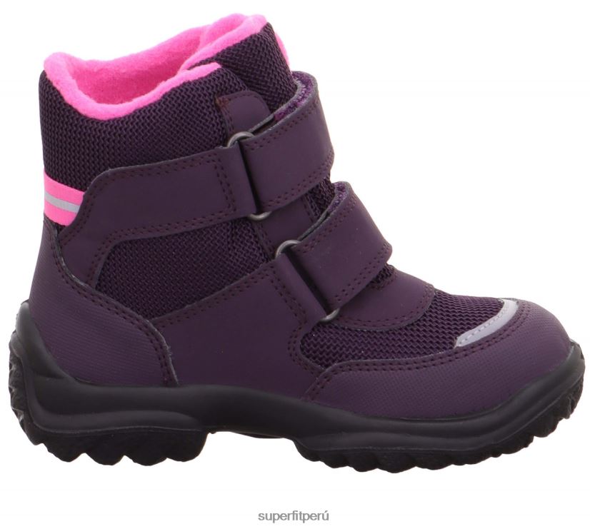 educación física Superfit bebés snowcat - bota con cierre de velcro morado/rosa V06L24485 botas