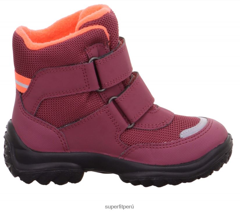 educación física Superfit bebés snowcat - bota con cierre de velcro rosa/naranja V06L24442 botas