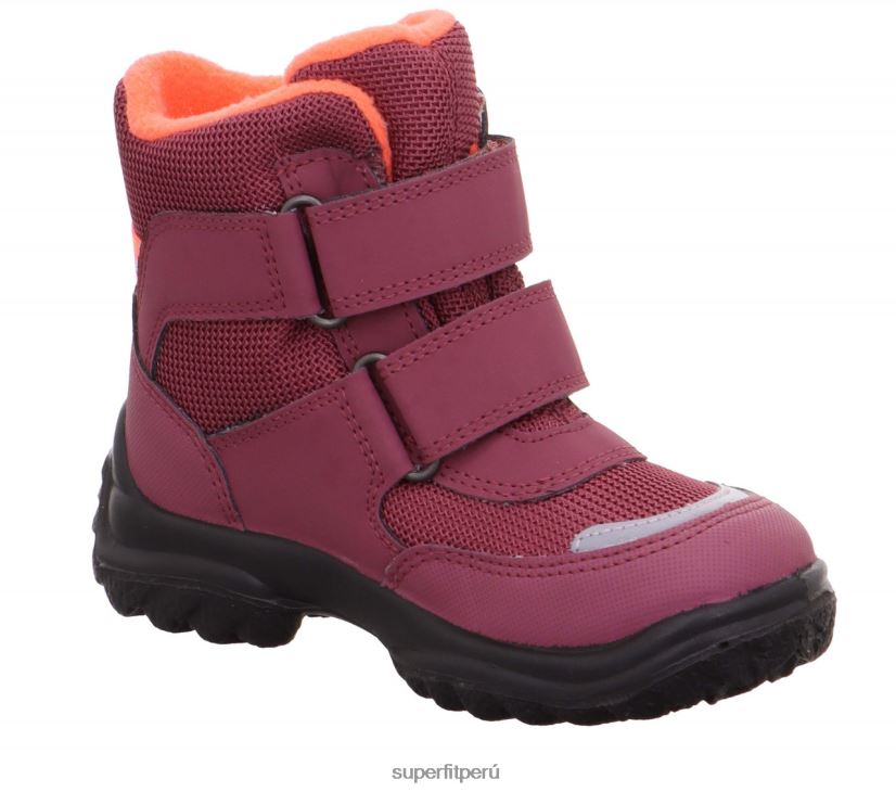 educación física Superfit bebés snowcat - bota con cierre de velcro rosa/naranja V06L24442 botas