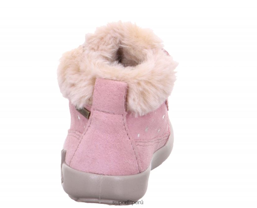 educación física Superfit bebés starlight - bota con cierre de velcro rosa V06L24510 botas