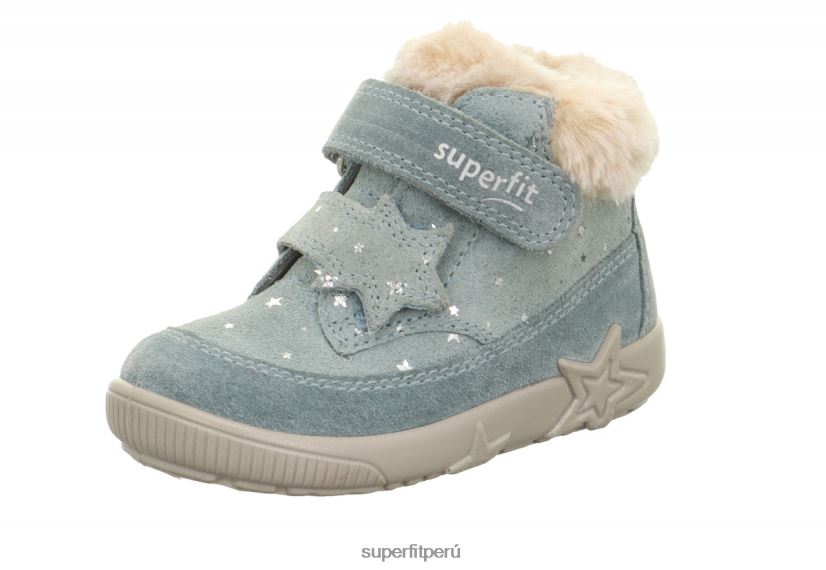 educación física Superfit bebés starlight - bota con cierre de velcro verde claro V06L24508 botas