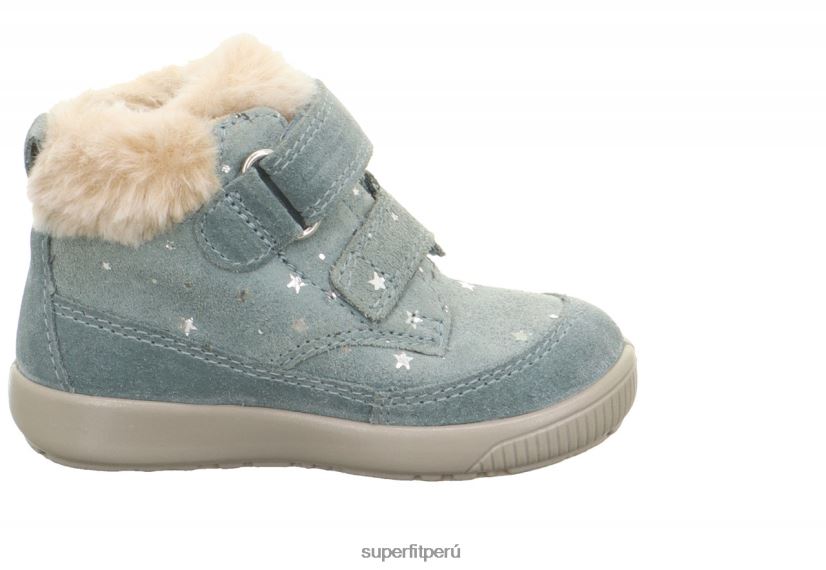 educación física Superfit bebés starlight - bota con cierre de velcro verde claro V06L24508 botas