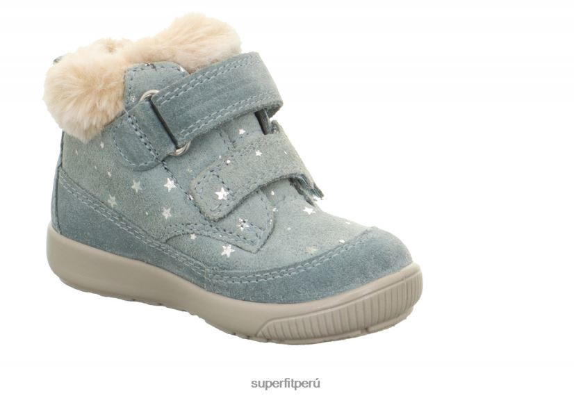 educación física Superfit bebés starlight - bota con cierre de velcro verde claro V06L24508 botas