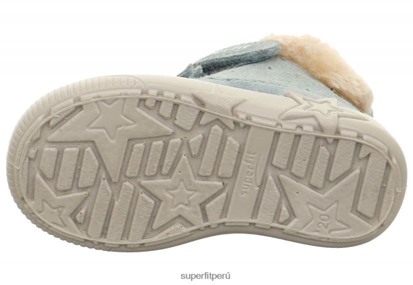 educación física Superfit bebés starlight - bota con cierre de velcro verde claro V06L24508 botas