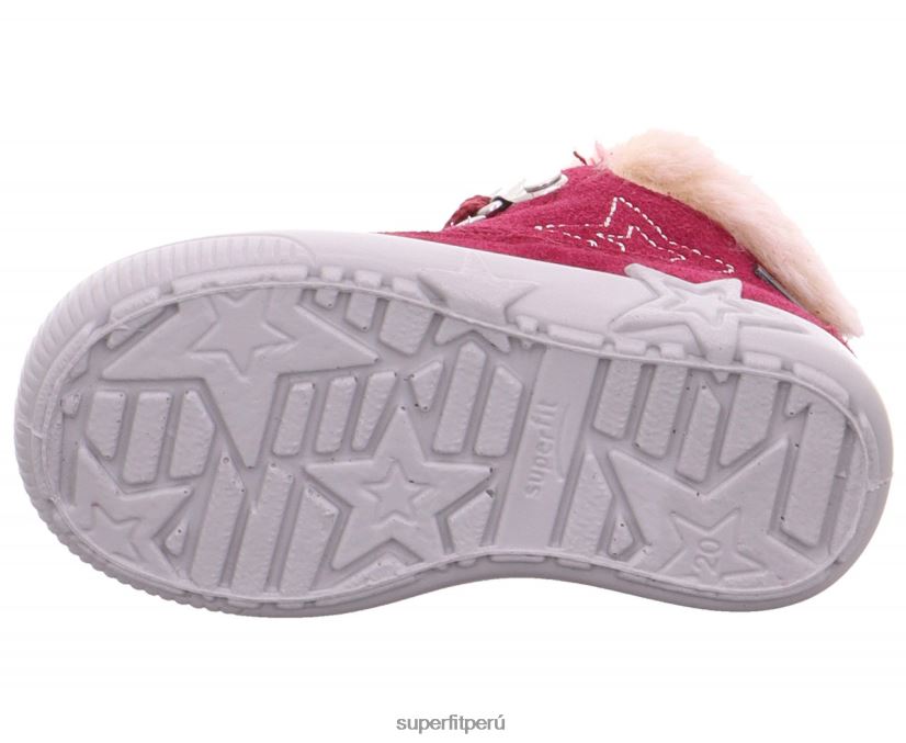 educación física Superfit bebés starlight - bota con cordones rojo V06L24509 botas