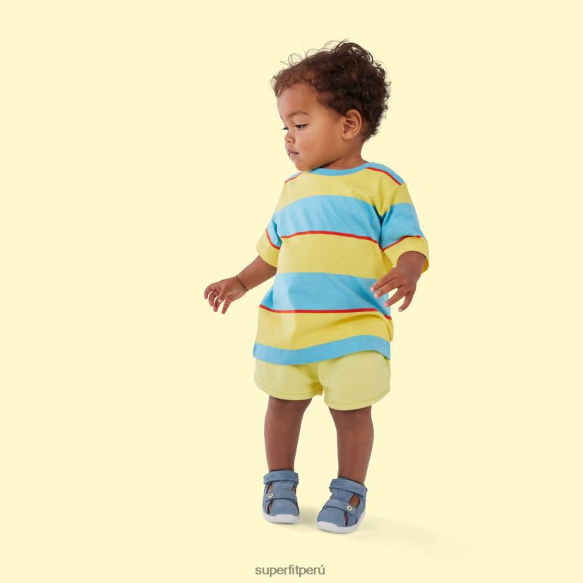 educación física Superfit bebés abejorro - sandalia con cierre de velcro azul amarillo V06L24195 sandalias