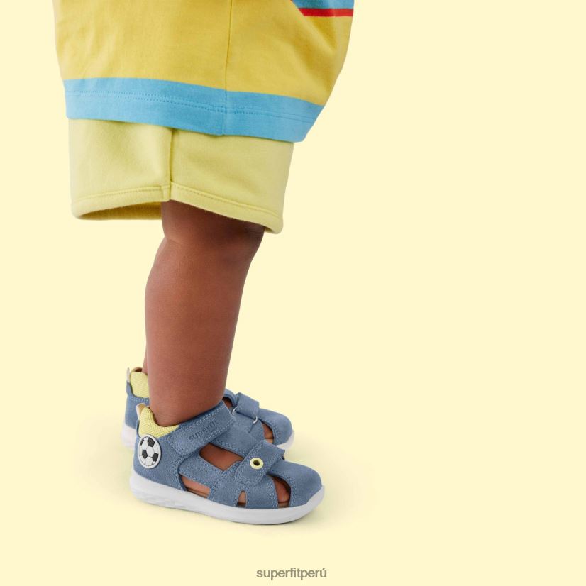 educación física Superfit bebés abejorro - sandalia con cierre de velcro azul amarillo V06L24195 sandalias