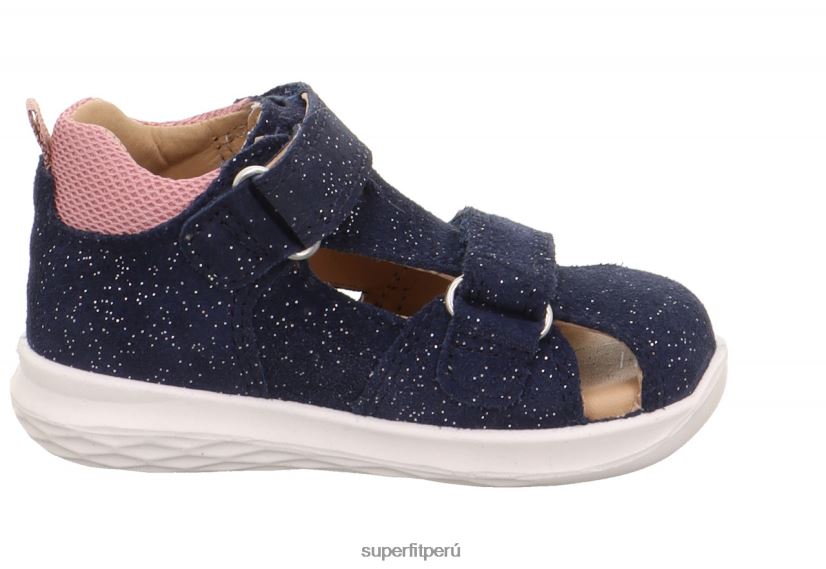 educación física Superfit bebés abejorro - sandalia con cierre de velcro azul rosado V06L24176 sandalias
