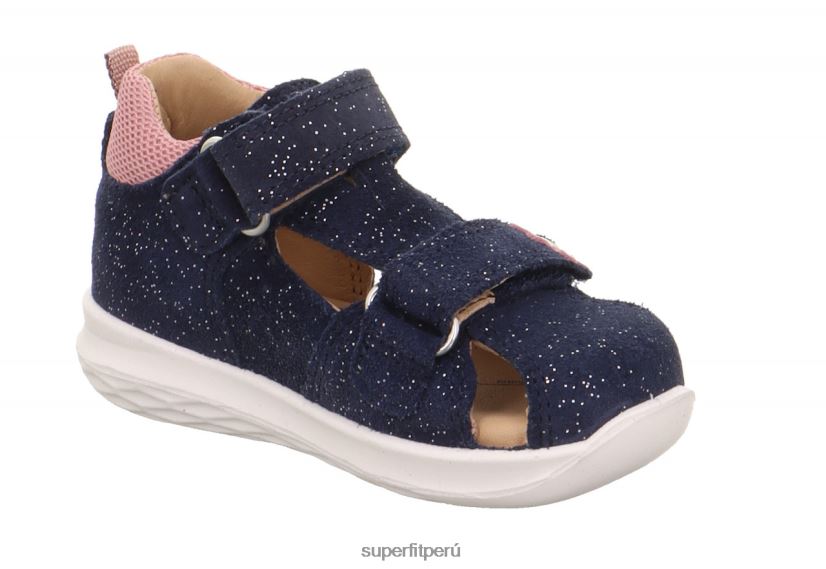 educación física Superfit bebés abejorro - sandalia con cierre de velcro azul rosado V06L24176 sandalias
