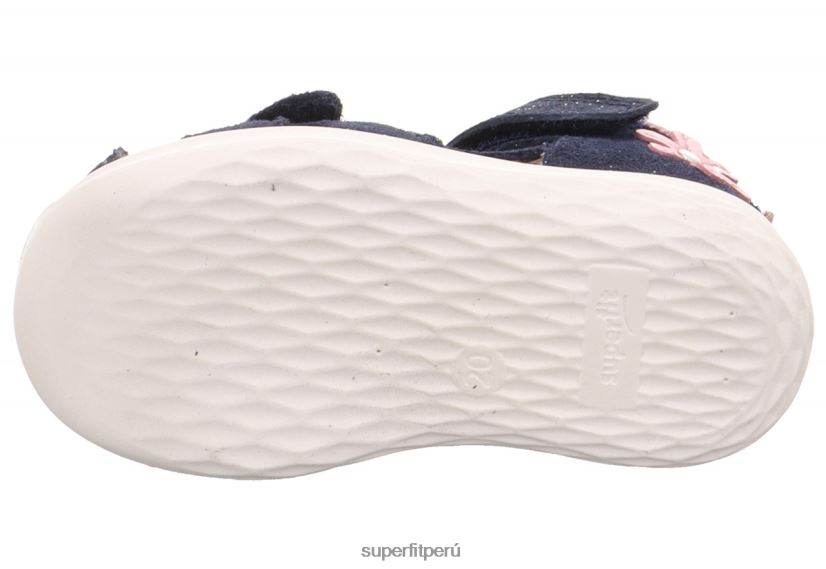 educación física Superfit bebés abejorro - sandalia con cierre de velcro azul rosado V06L24176 sandalias