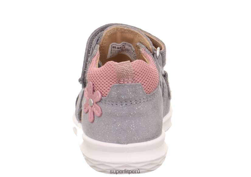 educación física Superfit bebés abejorro - sandalia con cierre de velcro gris claro/rosa V06L24212 sandalias
