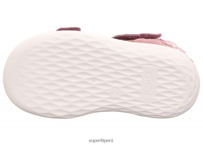 educación física Superfit bebés abejorro - sandalia con cierre de velcro morado/rosa V06L24214 sandalias
