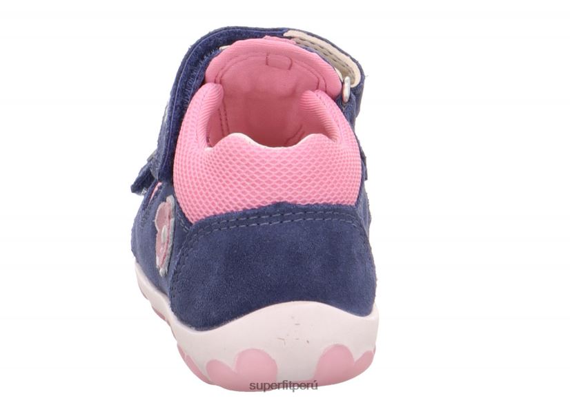 educación física Superfit bebés fanni - sandalia con cierre de velcro azul rosado V06L24178 sandalias