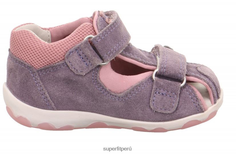 educación física Superfit bebés fanni - sandalia con cierre de velcro morado/rosa V06L24177 sandalias