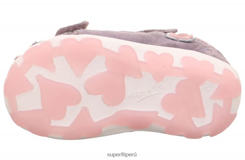 educación física Superfit bebés fanni - sandalia con cierre de velcro morado/rosa V06L24177 sandalias