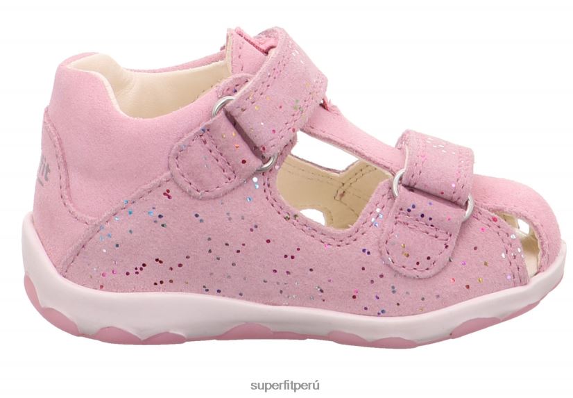 educación física Superfit bebés fanni - sandalia con cierre de velcro rosa V06L24191 sandalias