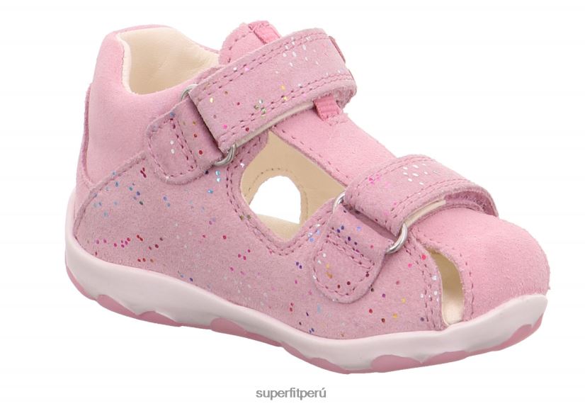 educación física Superfit bebés fanni - sandalia con cierre de velcro rosa V06L24191 sandalias