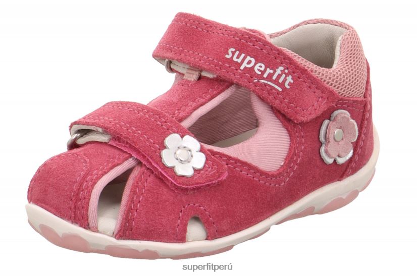 educación física Superfit bebés fanni - sandalia con cierre de velcro rosa V06L24217 sandalias