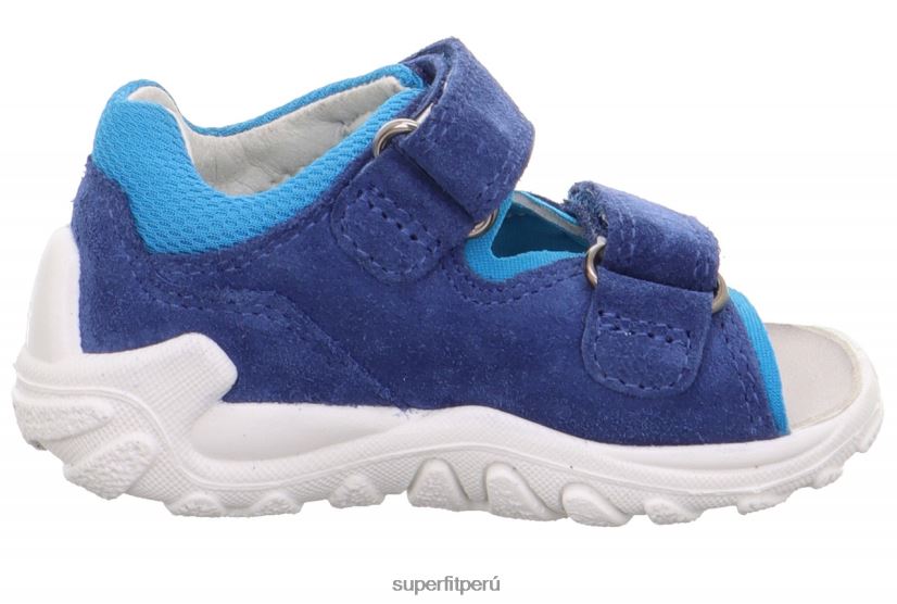 educación física Superfit bebés flow - sandalia con cierre de velcro azul V06L24180 sandalias