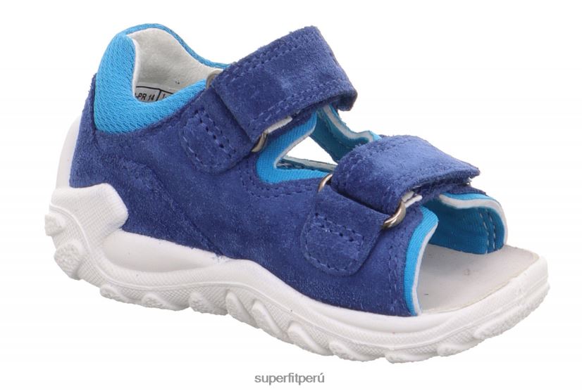 educación física Superfit bebés flow - sandalia con cierre de velcro azul V06L24180 sandalias