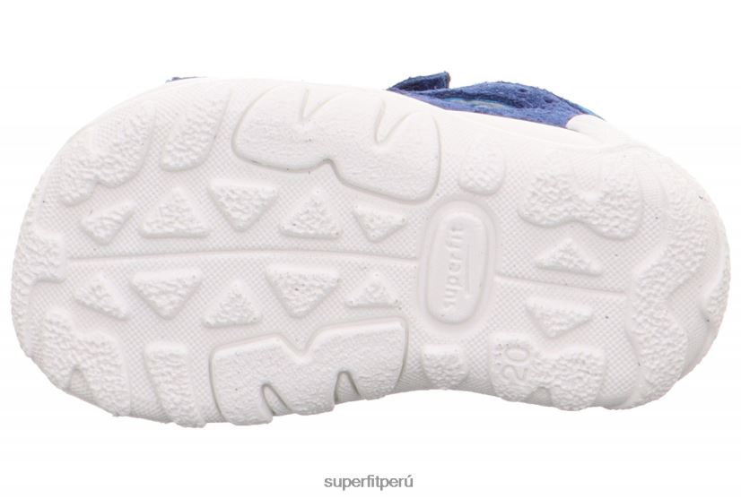 educación física Superfit bebés flow - sandalia con cierre de velcro azul V06L24180 sandalias