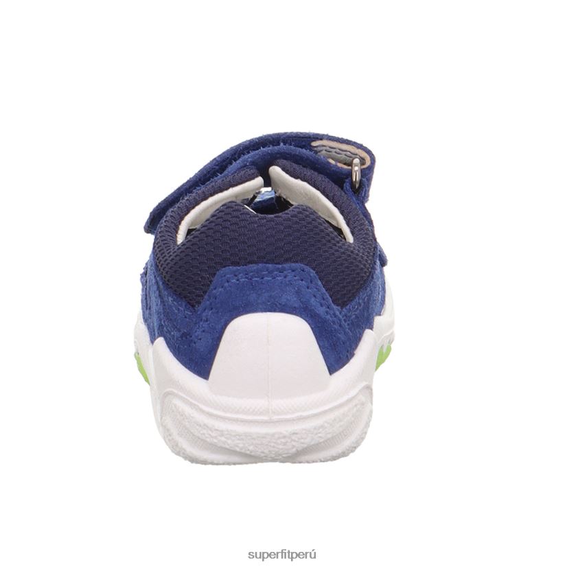 educación física Superfit bebés flow - sandalia con cierre de velcro azul/verde claro V06L24179 sandalias