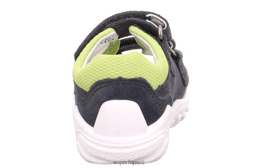 educación física Superfit bebés flow - sandalia con cierre de velcro gris/verde claro V06L24204 sandalias