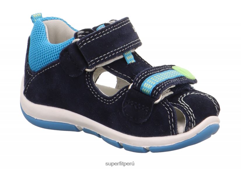 educación física Superfit bebés freddy - sandalia con cierre de velcro azul/turquesa V06L24211 sandalias