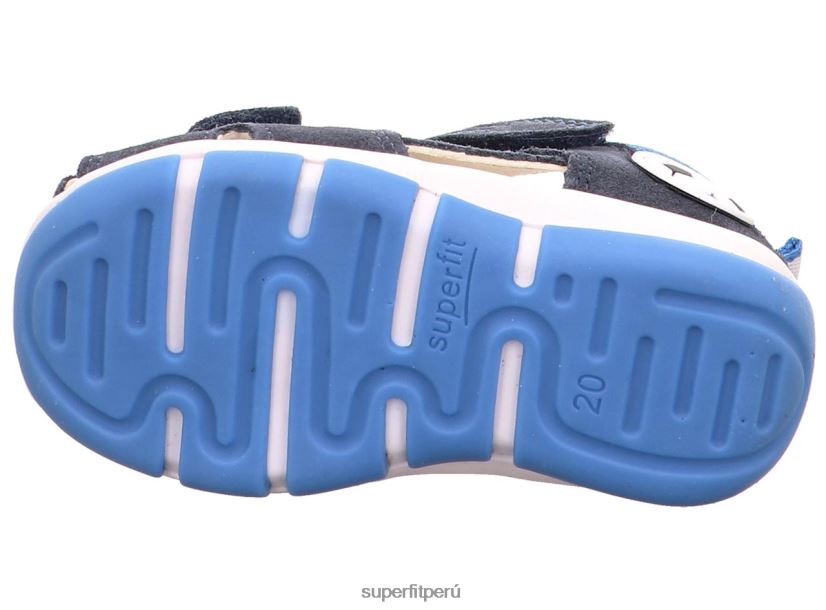 educación física Superfit bebés freddy - sandalia con cierre de velcro azul/turquesa V06L24223 sandalias