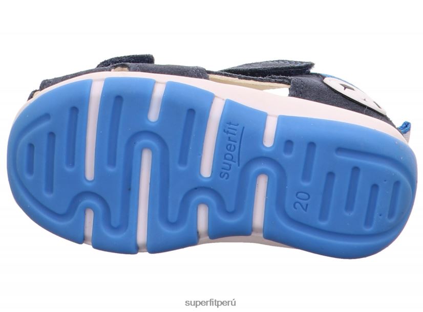 educación física Superfit bebés freddy - sandalia con cierre de velcro azul/turquesa V06L24223 sandalias