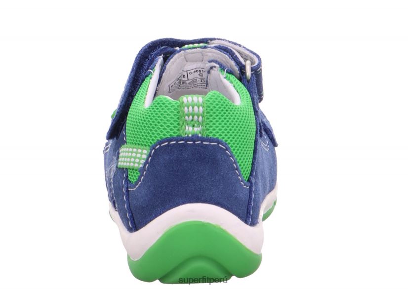 educación física Superfit bebés freddy - sandalia con cierre de velcro azul verde V06L24232 sandalias