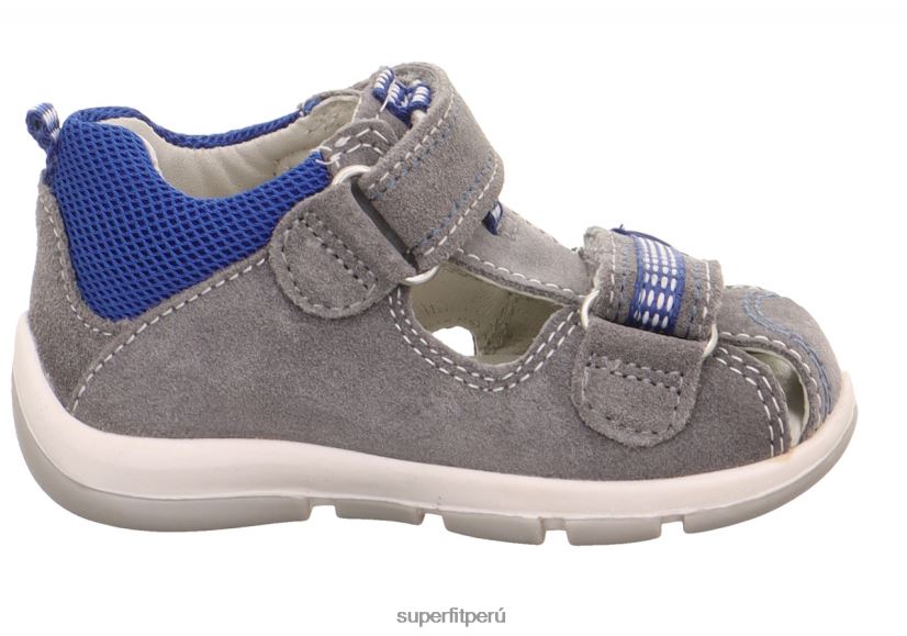 educación física Superfit bebés freddy - sandalia con cierre de velcro gris claro/azul V06L24167 sandalias