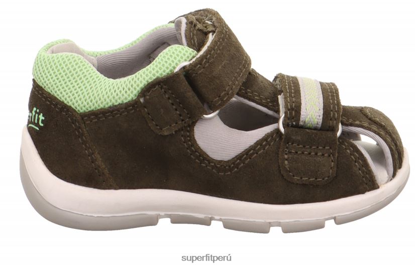 educación física Superfit bebés freddy - sandalia con cierre de velcro verde/verde claro V06L24168 sandalias