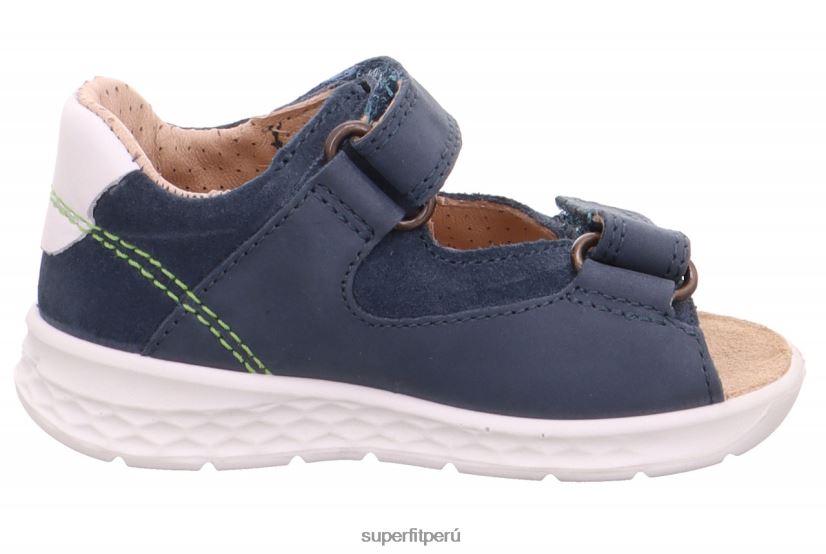 educación física Superfit bebés laguna - sandalia con cierre de velcro azul verde V06L24219 sandalias