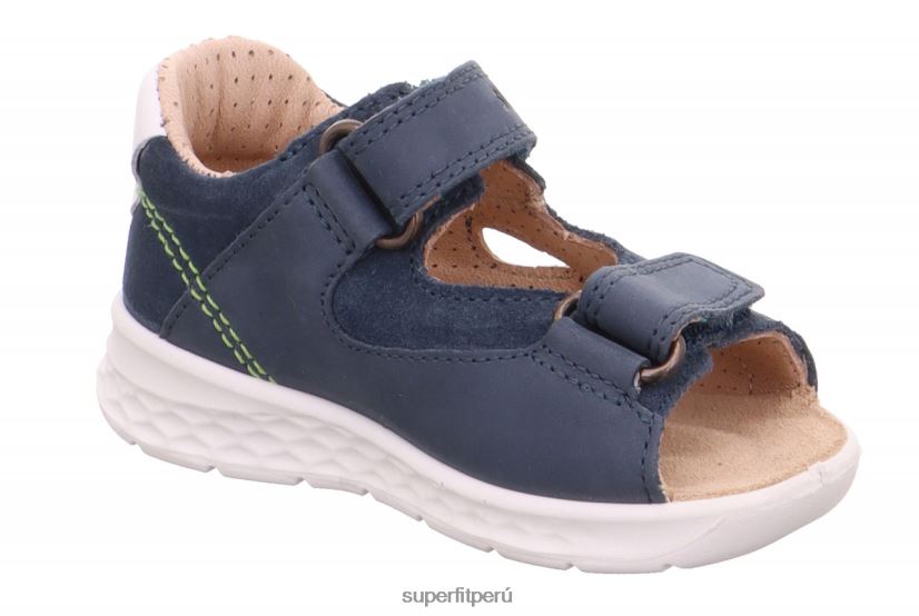 educación física Superfit bebés laguna - sandalia con cierre de velcro azul verde V06L24219 sandalias